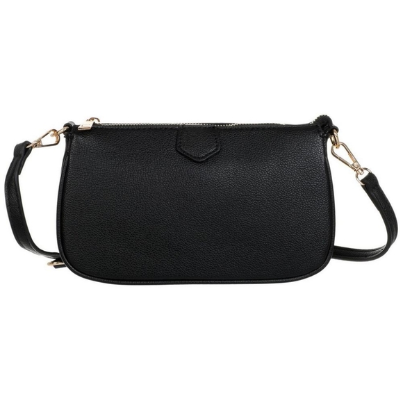 DELUXITY | Faux Leather Crossbody 3pc Set in Black - Picture 12 of 12